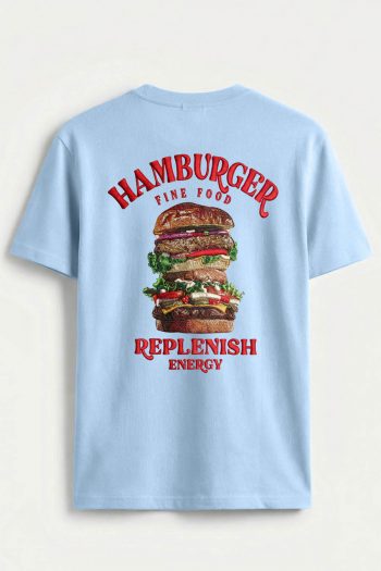 Hamburger Energy, T-Shirt σε Γαλάζιο Χρώμα