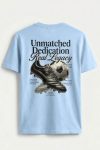 Unmatched Dedication, T-Shirt σε Γαλάζιο Χρώμα