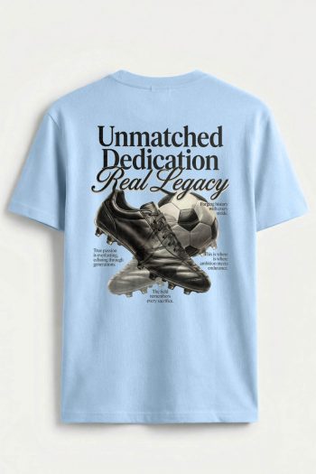Unmatched Dedication, T-Shirt σε Γαλάζιο Χρώμα