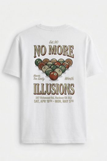 No More Illusions T-Shirt σε Λευκό Χρώμα