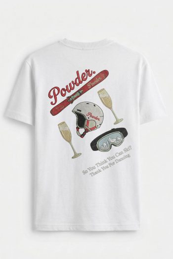 Powder, T-Shirt σε Λευκό Χρώμα