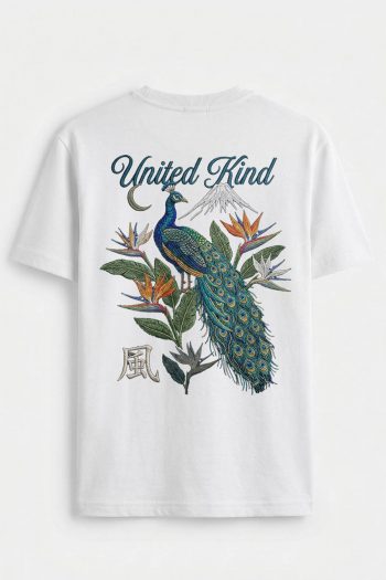 UK Peacock, T-Shirt σε Λευκό Χρώμα