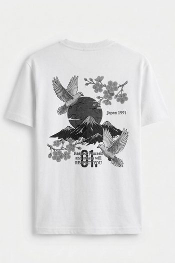 Japan Dove, T-Shirt σε Λευκό Χρώμα