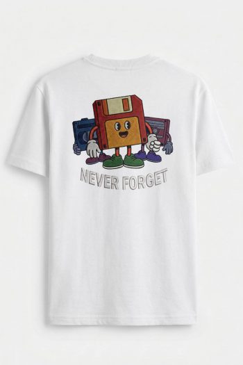 Hard Drive Memories, T-Shirt σε Λευκό Χρώμα