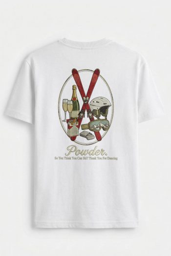 Powder Time, T-Shirt σε Λευκό Χρώμα