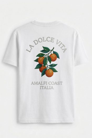 La Dolce Vita Amalfi, T-Shirt σε Λευκό Χρώμα