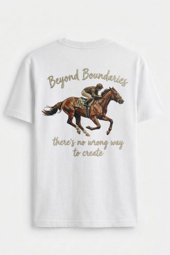 Beyond Boundaries Rider, T-Shirt σε Λευκό Χρώμα