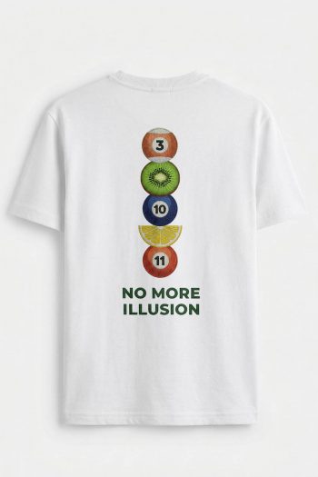 No More Illusions Line, T-Shirt σε Λευκό Χρώμα