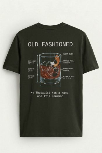 Old Fashioned Therapy, T-Shirt σε Χακί Χρώμα