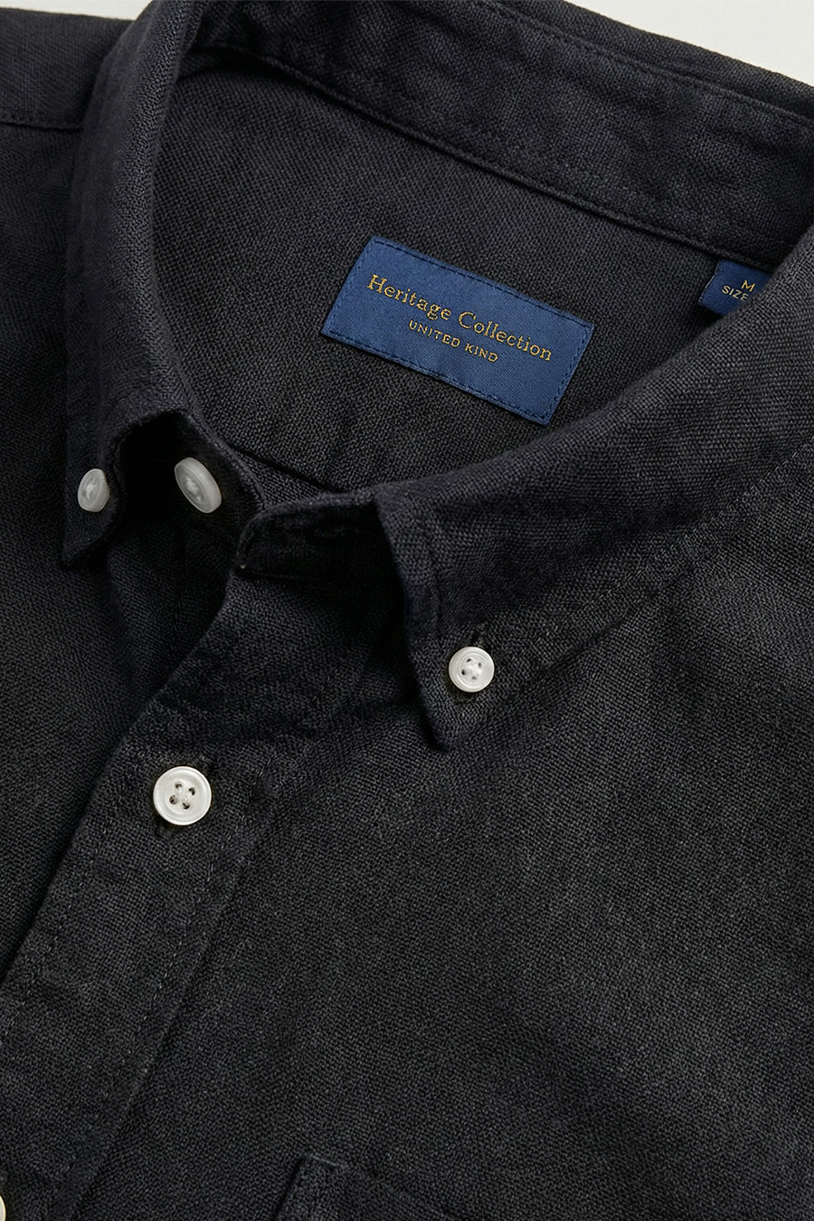 1-poukamiso-andriko-bambakero-oxford Πουκάμισο Βαμβακερό Regular Fit - Easy Iron Black2_01