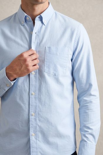 Πουκάμισο Βαμβακερό Regular Fit - Easy Iron Sky Blue_02