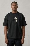 Oversized T-Shirt σε Μαύρο Χρώμα με σχέδιο, Love Check Faces