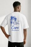 Oversized T-Shirt σε Λευκό Χρώμα, Capri Blue Gate
