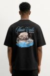Oversized T-Shirt σε Μαύρο Χρώμα, Monte Carlo Marina