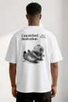 Oversized T-Shirt σε Λευκό Χρώμα, Football Dedication