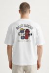 Oversized T-Shirt σε Λευκό Χρώμα, Gain Mates