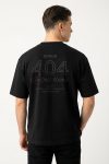 Oversized T-Shirt σε Μαύρο Χρώμα, Error Love Not Found
