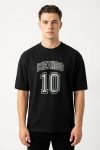 Oversized T-Shirt σε Μαύρο Χρώμα με σχέδιο, Mexico Ten