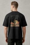 Oversized T-Shirt σε Μαύρο Χρώμα, Arizona Desert Spirit