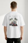 Oversized T-Shirt σε Λευκό Χρώμα, Monaco GP Limited