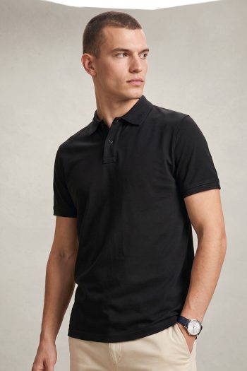 Essential Polo σε Μαύρο Χρώμα