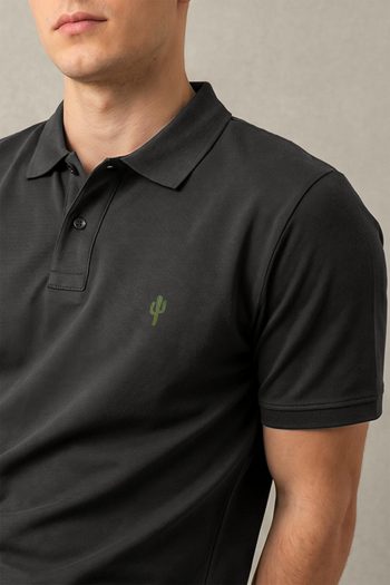 Ανδρική Μπλούζα Polo σε Iron Grey Χρώμα, Cactus Desert Icon