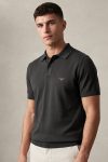 Casual Ανδρικό Polo σε Iron Grey Χρώμα, Italia Green Script