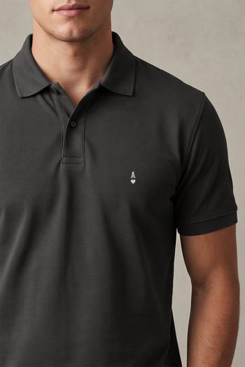 Ανδρική Μπλούζα Polo σε Iron Grey Χρώμα, Ace Card Icon
