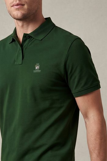 Ανδρικό Premium Polo σε Πράσινο Χρώμα, Royal Old Fashioned Badge