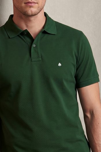 Ανδρική Μπλούζα Polo σε Πράσινο Χρώμα, White Spade Icon