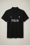 Ανδρικό Κοντομάνικο Polo σε Μαύρο Χρώμα, Italia Big