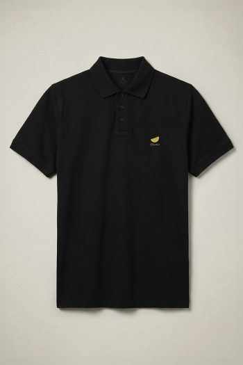 Ανδρικό Premium Polo σε Μαύρο Χρώμα, Lemon Label