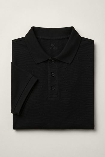Ανδρική Polo Μπλούζα σε Μαύρο Χρώμα