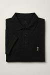 Ανδρική Μπλούζα Polo σε Μαύρο Χρώμα, Golf Figure