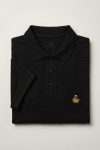 Ανδρικό Premium Polo σε Μαύρο Χρώμα, Rubber Duck Icon