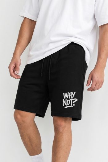 Βαμβακερή Βερμούδα σε Μαύρο Χρώμα, Why Not Bold
