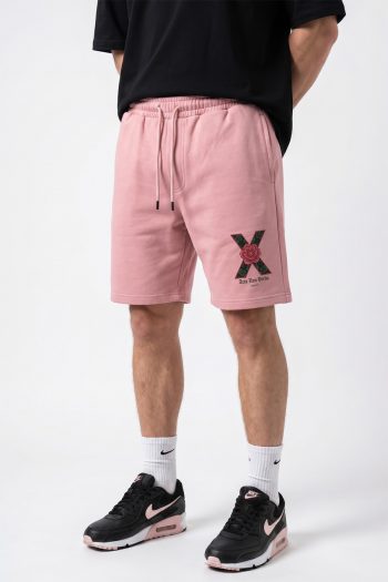 Ανδρικό Σορτς Regular Fit σε Ροζ Χρώμα, Rose X Graphic