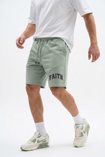 Faith Collegiate, Casual Σορτσάκι σε Φασκόμηλο Χρώμα