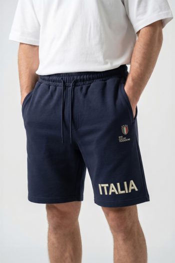 Βερμούδα Ανδρική σε Μπλε Χρώμα, Italia Bold Hem