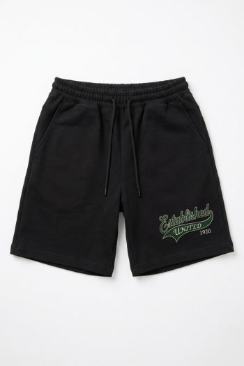 Established United Label, Casual Σορτσάκι σε Μαύρο Χρώμα