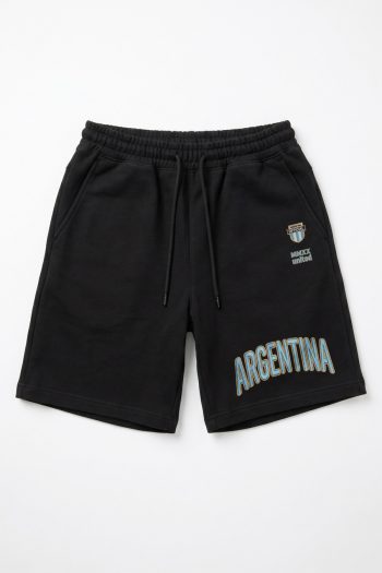 Βερμούδα Ανδρική σε Μαύρο Χρώμα, Argentina Big Type