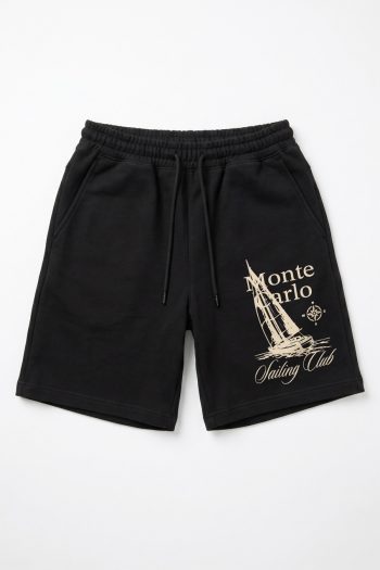 Βερμούδα Ανδρική σε Μαύρο Χρώμα, Monte Carlo Sailing