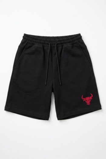 Βαμβακερή Βερμούδα σε Μαύρο Χρώμα, Red Bull Head Icon