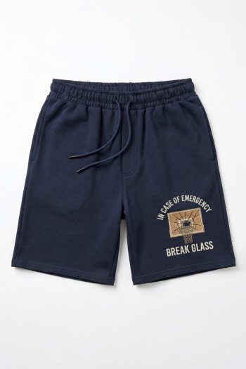 Βερμούδα Ανδρική σε Μπλε Χρώμα, Break Glass Emergency