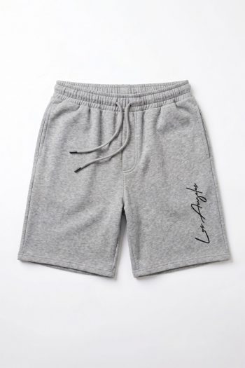 White Los Angeles Signature, Ανδρική Βερμούδα σε Γκρι Χρώμα