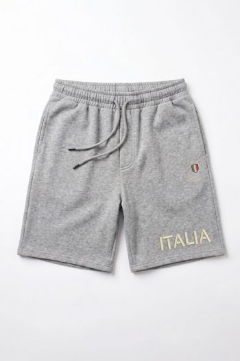 Βερμούδα Ανδρική σε Γκρι Χρώμα, Italia Bold Hem