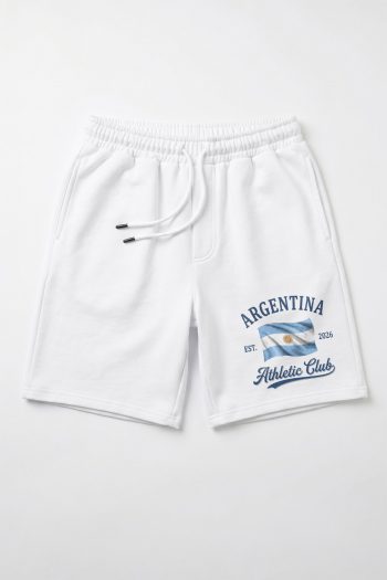 Ανδρική Βερμούδα σε Λευκό Χρώμα, Argentina Athletic Club