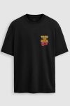 Oversized T-Shirt σε Μαύρο Χρώμα με σχέδιο, Risk Taken