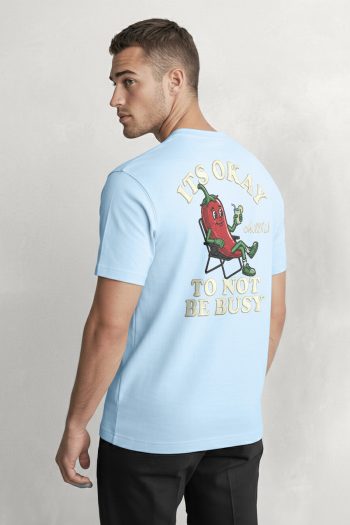 Chilled Pepper Chair,T-Shirt σε Γαλάζιο Χρώμα