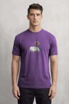 Palm Camper,T-Shirt σε Μωβ Χρώμα